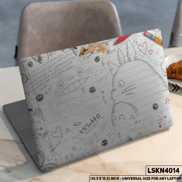DDecorator Anime Character Illustration Matte Finished Removable Waterproof Laptop Sticker & Laptop Skin (Including FREE Accessories) - LSKN4014 - DDecorator