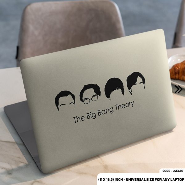 DDecorator The Big Bang Theory Matte Finished Removable Waterproof Laptop Sticker & Laptop Skin (Including FREE Accessories) - LSKN676 - DDecorator