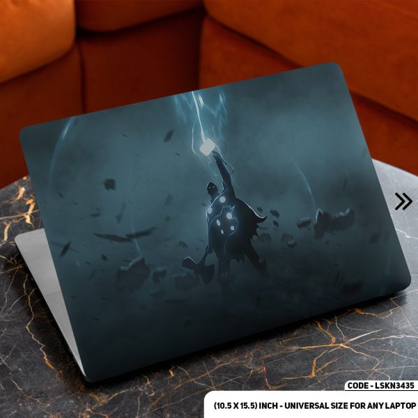 DDecorator Adam Digital Character Matte Finished Removable Waterproof Laptop Sticker & Laptop Skin (Including FREE Accessories) - LSKN3435 - DDecorator