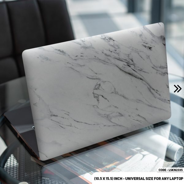 DDecorator Liquid Marble Texture Matte Finished Removable Waterproof Laptop Sticker & Laptop Skin (Including FREE Accessories) - LSKN2335 - DDecorator