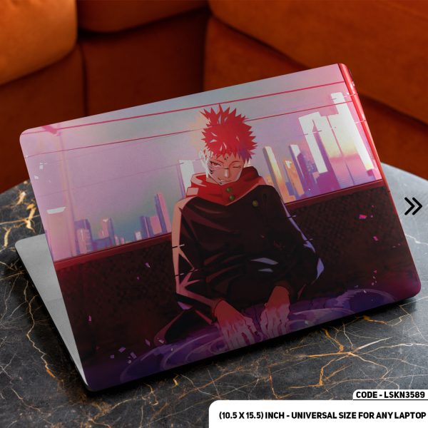 DDecorator Anime Character Illustration Matte Finished Removable Waterproof Laptop Sticker & Laptop Skin (Including FREE Accessories) - LSKN3589 - DDecorator