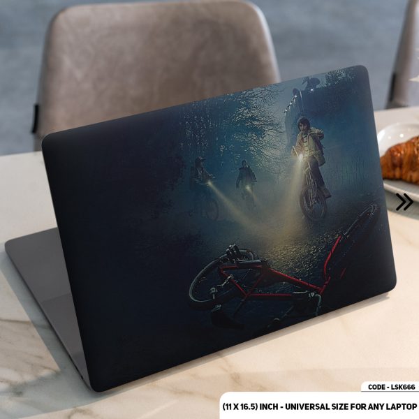DDecorator Stranger Things Matte Finished Removable Waterproof Laptop Sticker & Laptop Skin (Including FREE Accessories) - LSKN666 - DDecorator