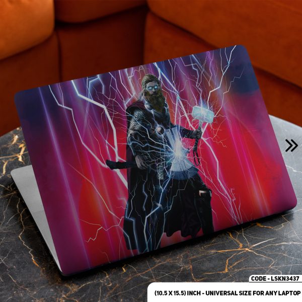 DDecorator Digital Character Matte Finished Removable Waterproof Laptop Sticker & Laptop Skin (Including FREE Accessories) - LSKN3437 - DDecorator