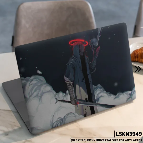 DDecorator Fantacy Art Digital Illustration Matte Finished Removable Waterproof Laptop Sticker & Laptop Skin (Including FREE Accessories) - LSKN3949 - DDecorator