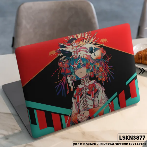 DDecorator Fantacy Art Digital Illustration Matte Finished Removable Waterproof Laptop Sticker & Laptop Skin (Including FREE Accessories) - LSKN3877 - DDecorator
