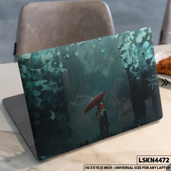DDecorator Fantacy Art Digital Illustration Matte Finished Removable Waterproof Laptop Sticker & Laptop Skin (Including FREE Accessories) - LSKN4472 - DDecorator