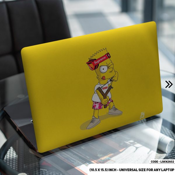 DDecorator Funny Luxury Brand Iconic Design Matte Finished Removable Waterproof Laptop Sticker & Laptop Skin (Including FREE Accessories) - LSKN2602 - DDecorator