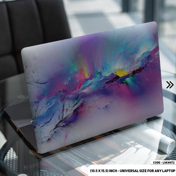 DDecorator Abstract Art Matte Finished Removable Waterproof Laptop Sticker & Laptop Skin (Including FREE Accessories) - LSKN972 - DDecorator