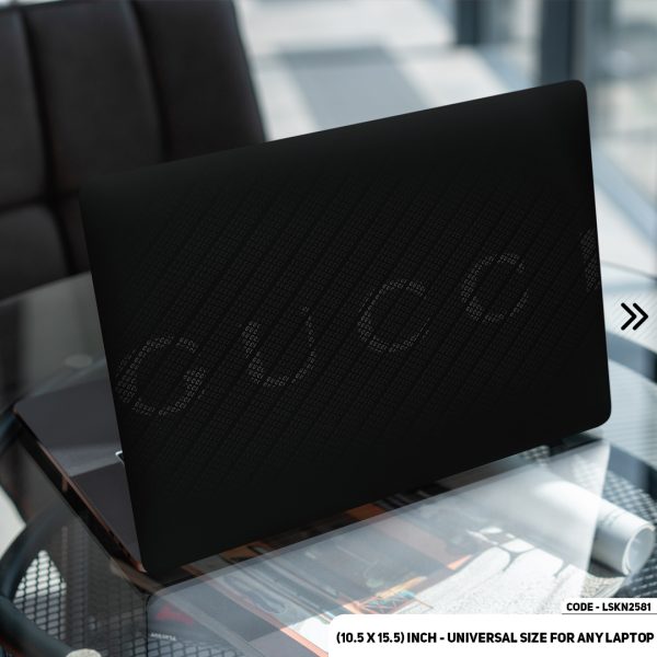 DDecorator Luxury Brand Iconic Pattern Matte Finished Removable Waterproof Laptop Sticker & Laptop Skin (Including FREE Accessories) - LSKN2581 - DDecorator