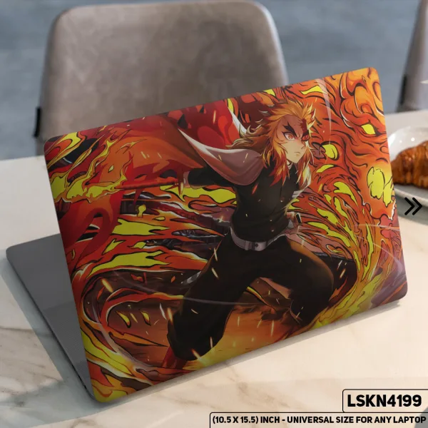 DDecorator Anime Character Digital Art Matte Finished Removable Waterproof Laptop Sticker & Laptop Skin (Including FREE Accessories) - LSKN4199 - DDecorator