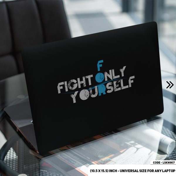 DDecorator Motivational Quote Matte Finished Removable Waterproof Laptop Sticker & Laptop Skin (Including FREE Accessories) - LSKN907 - DDecorator