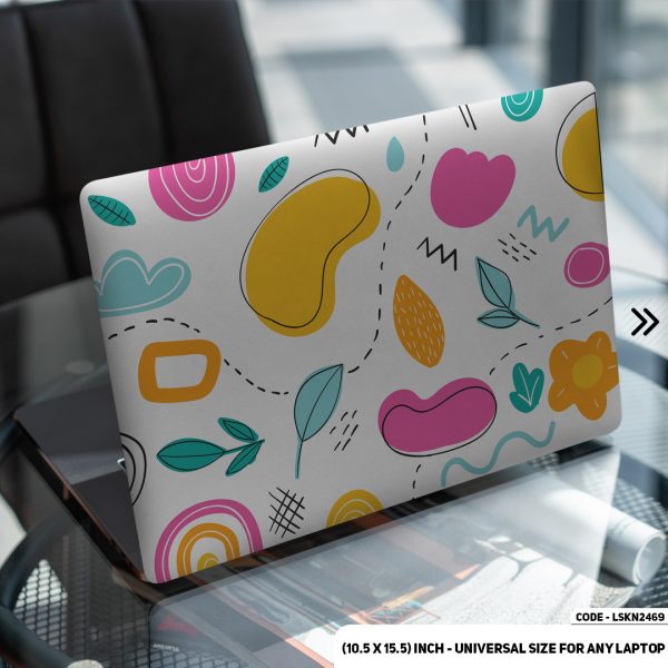 DDecorator Seamless Pattern Matte Finished Removable Waterproof Laptop Sticker & Laptop Skin (Including FREE Accessories) - LSKN2469 - DDecorator
