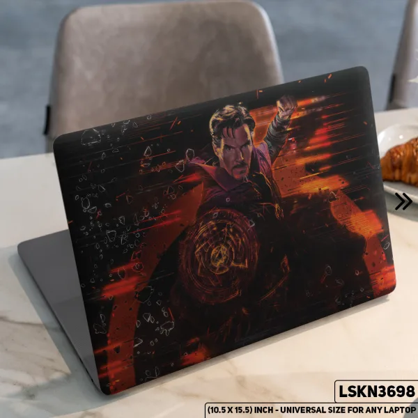 DDecorator MARVEL Art Digital Illustration Matte Finished Removable Waterproof Laptop Sticker & Laptop Skin (Including FREE Accessories) - LSKN3698 - DDecorator