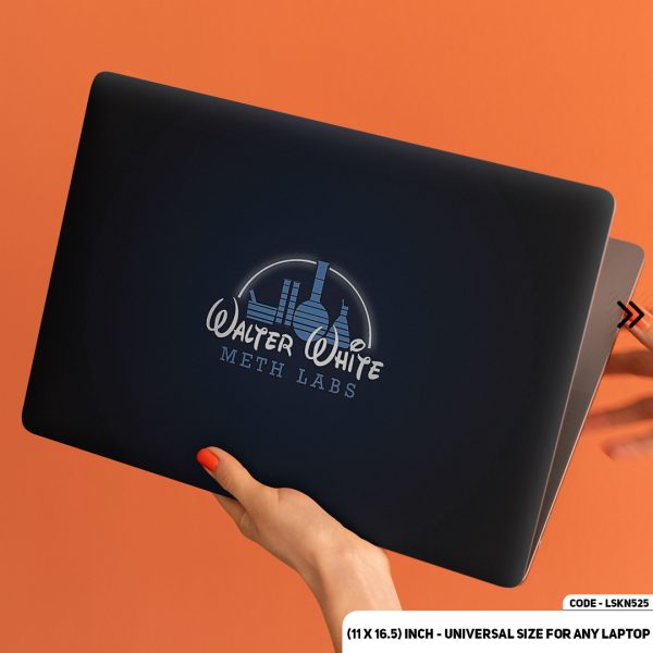 DDecorator Walter White Disney Logo Matte Finished Removable Waterproof Laptop Sticker & Laptop Skin (Including FREE Accessories) - LSKN525 - DDecorator