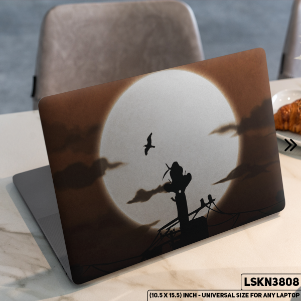 DDecorator NARUTO Anime Character Illustration Matte Finished Removable Waterproof Laptop Sticker & Laptop Skin (Including FREE Accessories) - LSKN3808 - DDecorator