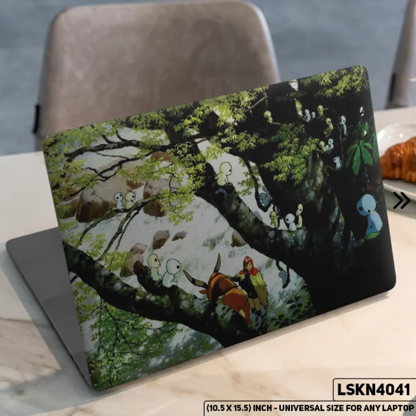 DDecorator Fantacy Art Digital Illustration Matte Finished Removable Waterproof Laptop Sticker & Laptop Skin (Including FREE Accessories) - LSKN4041 - DDecorator