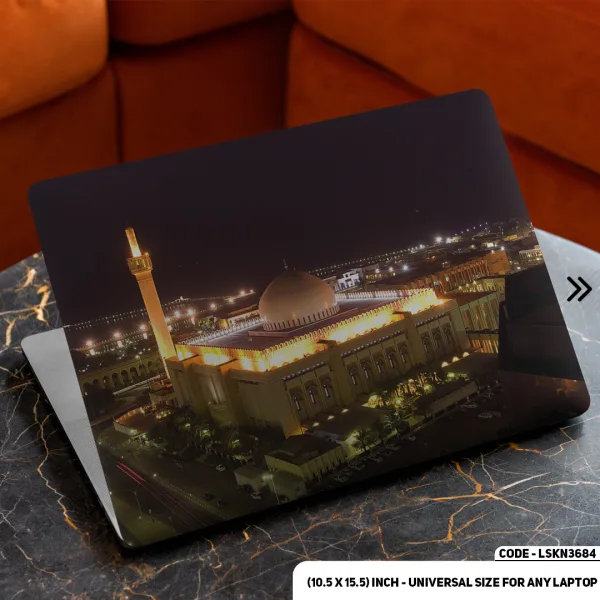 DDecorator ISLAMIC Mosque Matte Finished Removable Waterproof Laptop Sticker & Laptop Skin (Including FREE Accessories) - LSKN3684 - DDecorator