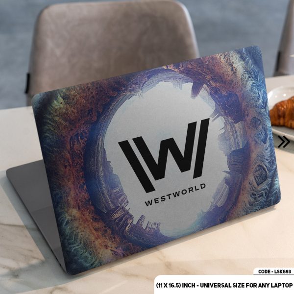 DDecorator Westworld Matte Finished Removable Waterproof Laptop Sticker & Laptop Skin (Including FREE Accessories) - LSKN693 - DDecorator