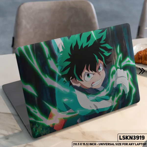 DDecorator Anime Character Illustration Matte Finished Removable Waterproof Laptop Sticker & Laptop Skin (Including FREE Accessories) - LSKN3919 - DDecorator