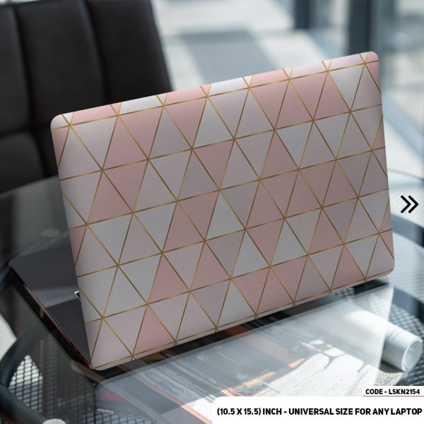 DDecorator Seamless Geomatric Pattern Matte Finished Removable Waterproof Laptop Sticker & Laptop Skin (Including FREE Accessories) - LSKN2154 - DDecorator