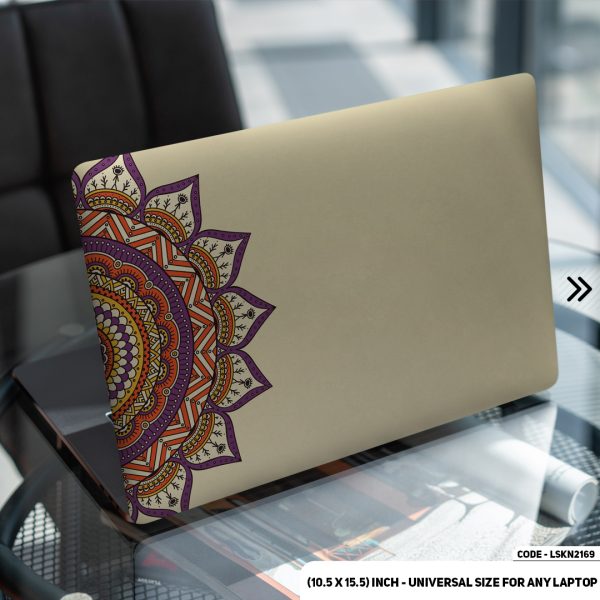 DDecorator Seamless Geomatric Pattern Matte Finished Removable Waterproof Laptop Sticker & Laptop Skin (Including FREE Accessories) - LSKN2169 - DDecorator