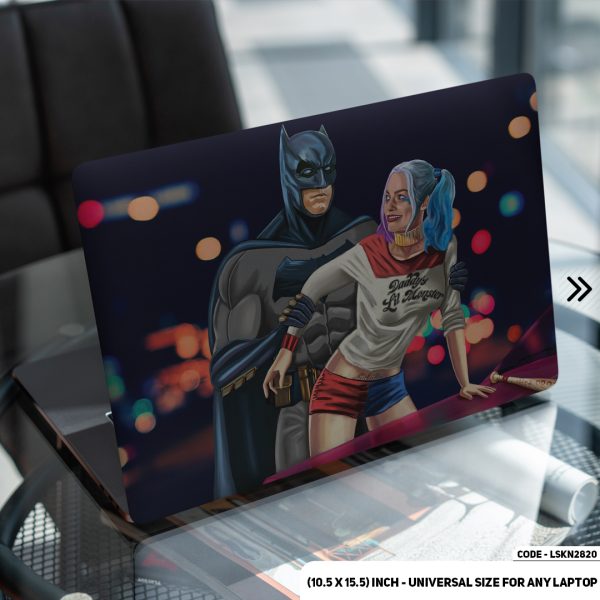 DDecorator Batman & Suicide Squad Matte Finished Removable Waterproof Laptop Sticker & Laptop Skin (Including FREE Accessories) - LSKN2820 - DDecorator