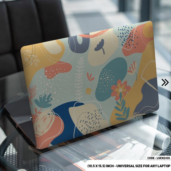 DDecorator Seamless Geomatric Pattern Matte Finished Removable Waterproof Laptop Sticker & Laptop Skin (Including FREE Accessories) - LSKN2436 - DDecorator