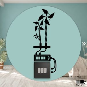 Eco  Friendly Windmills Wall Stickers & Decals Home Decor Wall Decor Removable Vinyl Wall Sticker - SS181 - DDecorator