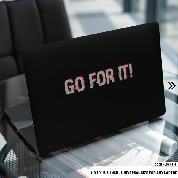 DDecorator Motivational Quote Matte Finished Removable Waterproof Laptop Sticker & Laptop Skin (Including FREE Accessories) - LSKN914 - DDecorator
