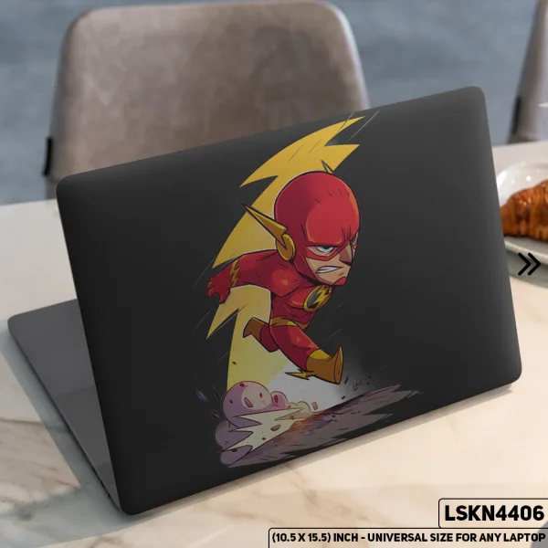 DDecorator Cartoon Flash Matte Finished Removable Waterproof Laptop Sticker & Laptop Skin (Including FREE Accessories) - LSKN4406 - DDecorator