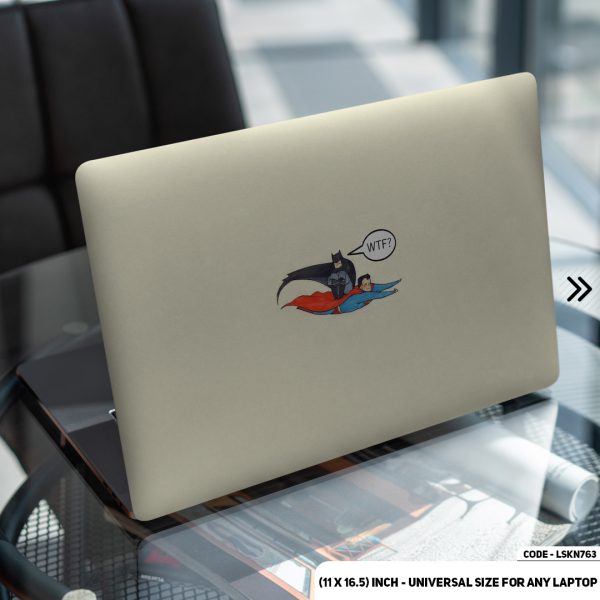DDecorator Batman Logo Matte Finished Removable Waterproof Laptop Sticker & Laptop Skin (Including FREE Accessories) - LSKN763 - DDecorator