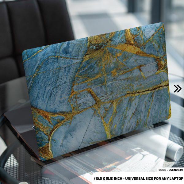 DDecorator Liquid Marble Texture Matte Finished Removable Waterproof Laptop Sticker & Laptop Skin (Including FREE Accessories) - LSKN2339 - DDecorator