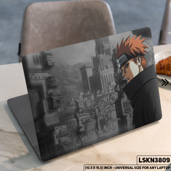 DDecorator NARUTO Anime Character Illustration Matte Finished Removable Waterproof Laptop Sticker & Laptop Skin (Including FREE Accessories) - LSKN3809 - DDecorator