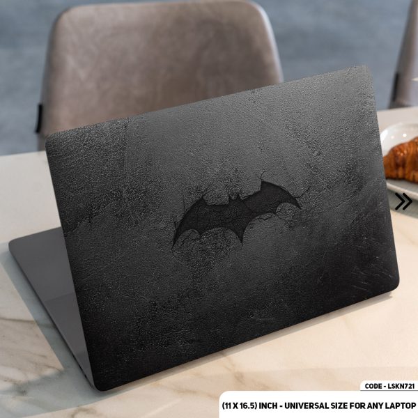 DDecorator Batman Logo Matte Finished Removable Waterproof Laptop Sticker & Laptop Skin (Including FREE Accessories) - LSKN721 - DDecorator