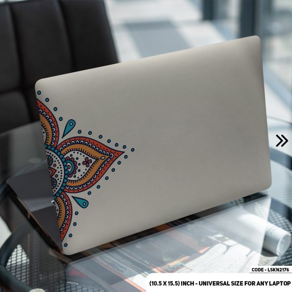 DDecorator Seamless Geomatric Pattern Matte Finished Removable Waterproof Laptop Sticker & Laptop Skin (Including FREE Accessories) - LSKN2176 - DDecorator