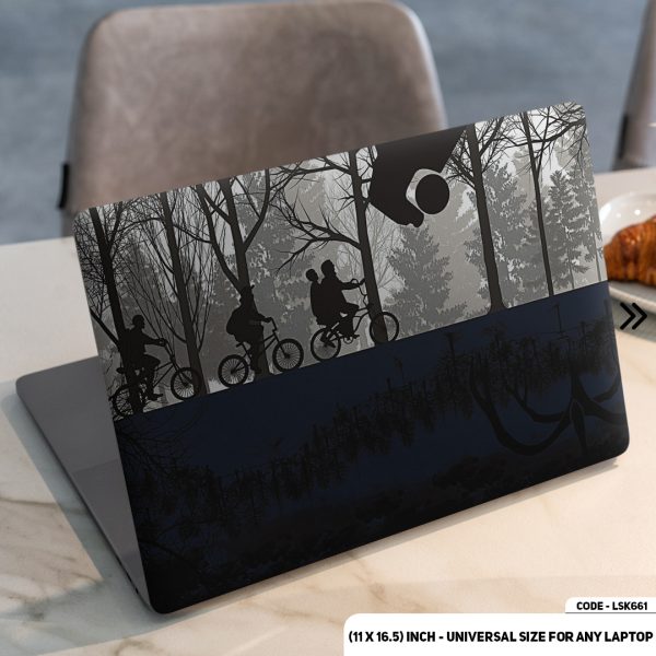DDecorator Stranger Things Matte Finished Removable Waterproof Laptop Sticker & Laptop Skin (Including FREE Accessories) - LSKN661 - DDecorator