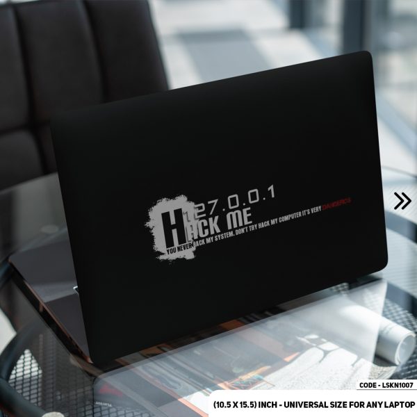 DDecorator Anonymous Logo Matte Finished Removable Waterproof Laptop Sticker & Laptop Skin (Including FREE Accessories) - LSKN1007 - DDecorator