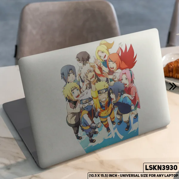 DDecorator Anime Character Illustration Matte Finished Removable Waterproof Laptop Sticker & Laptop Skin (Including FREE Accessories) - LSKN3930 - DDecorator