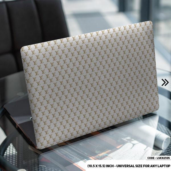 DDecorator Luxury Brand Iconic Pattern Matte Finished Removable Waterproof Laptop Sticker & Laptop Skin (Including FREE Accessories) - LSKN2595 - DDecorator