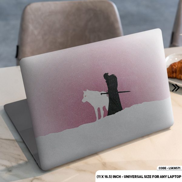DDecorator Pink Themed Game Of Thrones Matte Finished Removable Waterproof Laptop Sticker & Laptop Skin (Including FREE Accessories) - LSKN571 - DDecorator