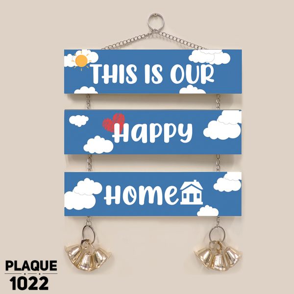 DDecorator This Is Our Happy Home Wall Plaque Home Decoration & Wall Decoration - PLAQUE1022 - DDecorator