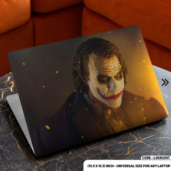 DDecorator JOKER Angry Face Matte Finished Removable Waterproof Laptop Sticker & Laptop Skin (Including FREE Accessories) - LSKN3097 - DDecorator