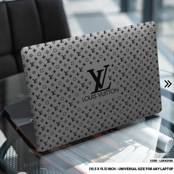 DDecorator Luxury Brand Iconic Pattern Matte Finished Removable Waterproof Laptop Sticker & Laptop Skin (Including FREE Accessories) - LSKN2596 - DDecorator
