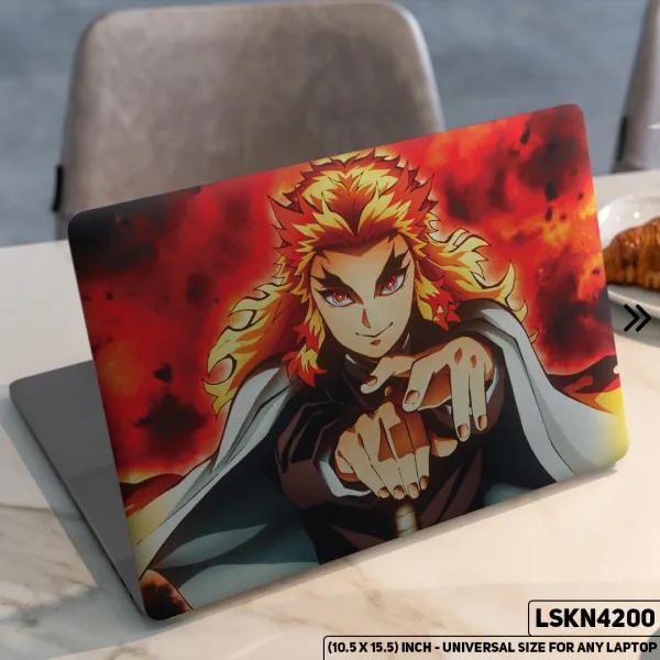 DDecorator Anime Character Digital Art Matte Finished Removable Waterproof Laptop Sticker & Laptop Skin (Including FREE Accessories) - LSKN4200 - DDecorator
