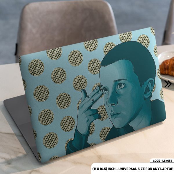 DDecorator Stranger Things Matte Finished Removable Waterproof Laptop Sticker & Laptop Skin (Including FREE Accessories) - LSKN654 - DDecorator