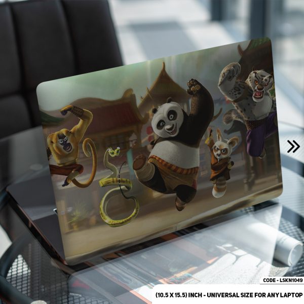 DDecorator Kung Fu Panda Matte Finished Removable Waterproof Laptop Sticker & Laptop Skin (Including FREE Accessories) - LSKN1049 - DDecorator
