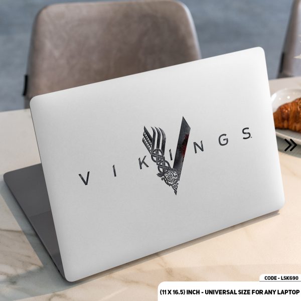 DDecorator Vikings Matte Finished Removable Waterproof Laptop Sticker & Laptop Skin (Including FREE Accessories) - LSKN690 - DDecorator