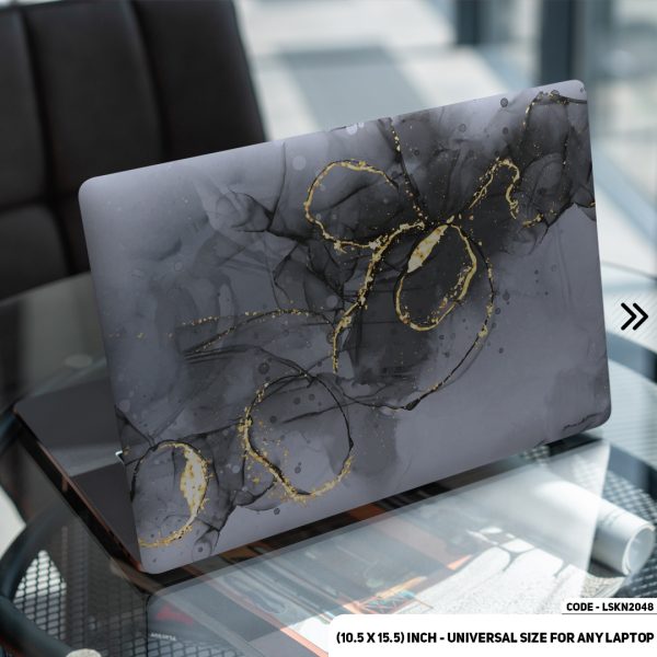 DDecorator Liquid Marble Texture Matte Finished Removable Waterproof Laptop Sticker & Laptop Skin (Including FREE Accessories) - LSKN2048 - DDecorator