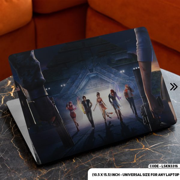 DDecorator Digital Character Matte Finished Removable Waterproof Laptop Sticker & Laptop Skin (Including FREE Accessories) - LSKN3316 - DDecorator