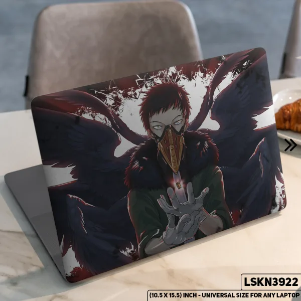 DDecorator Anime Character Illustration Matte Finished Removable Waterproof Laptop Sticker & Laptop Skin (Including FREE Accessories) - LSKN3922 - DDecorator